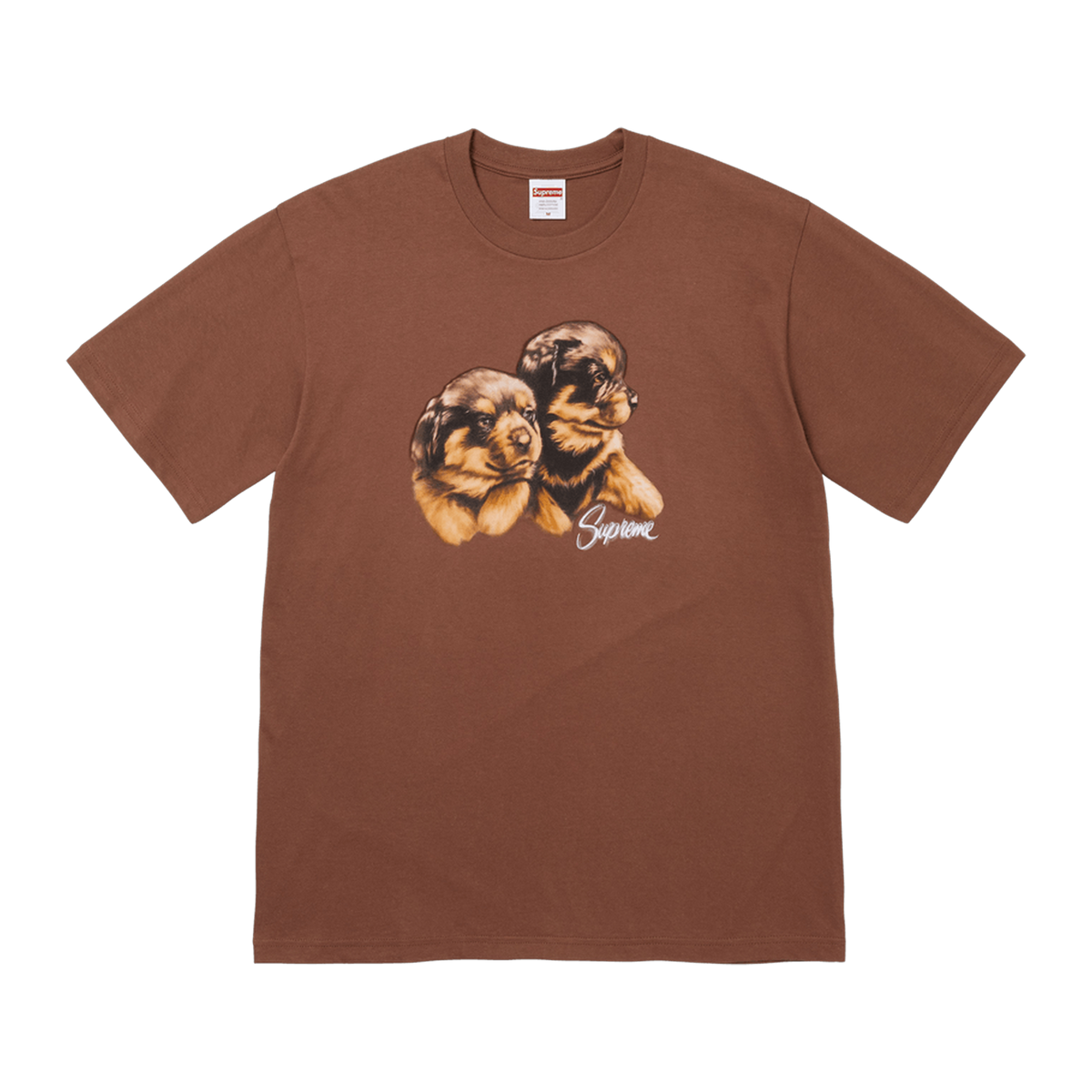 Supreme Puppies Tee 'Brown'