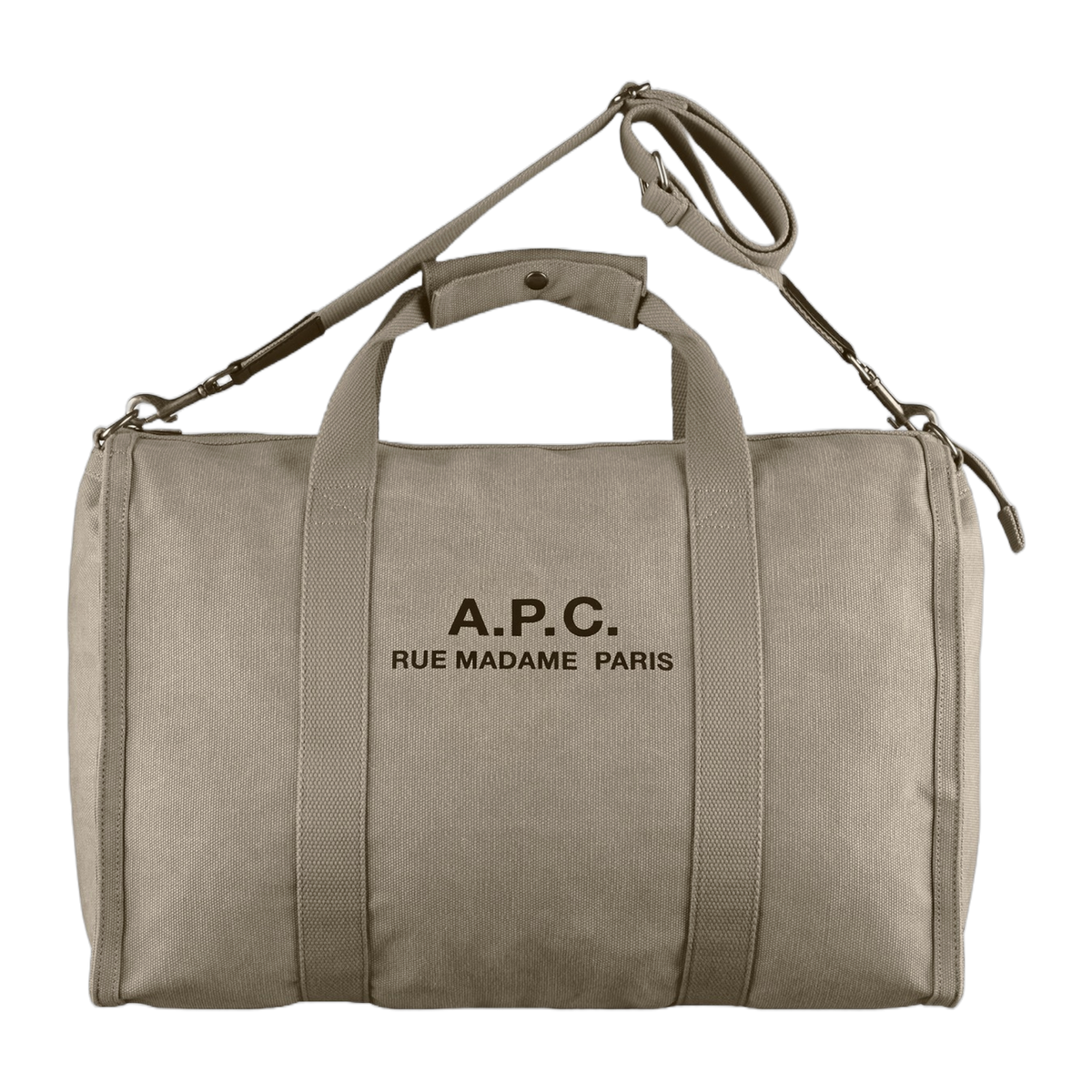 A.P.C. gym bag recuperation-KAKI