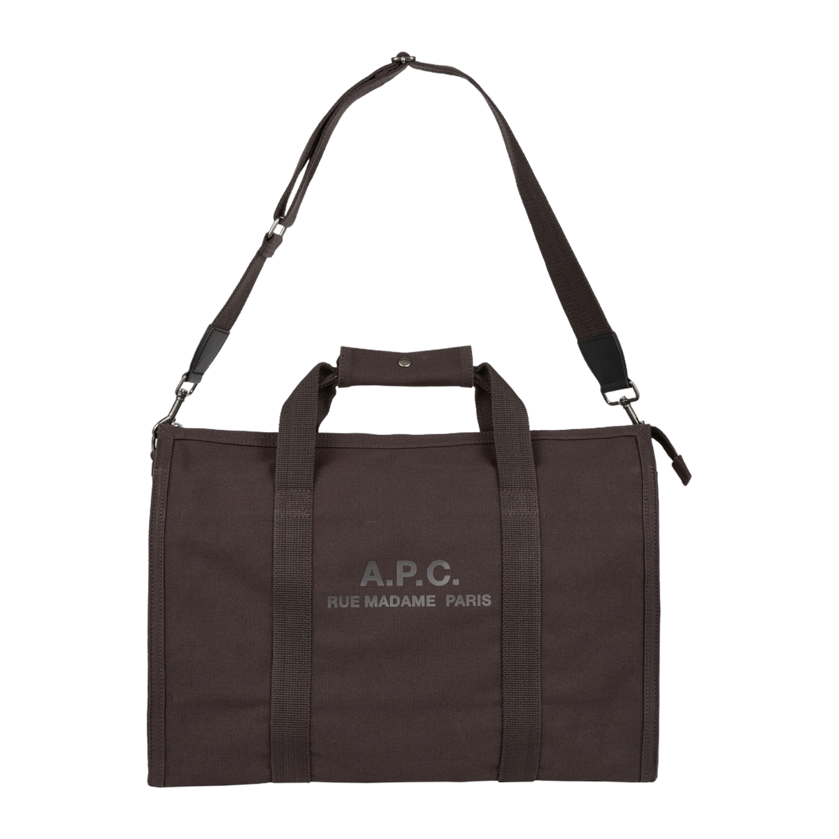 A.P.C. gym bag recuperation MARRON