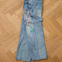 Hand Art Jeans Light Vintage Blue, detail 2