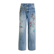 Hand Art Jeans Light Vintage Blue, front