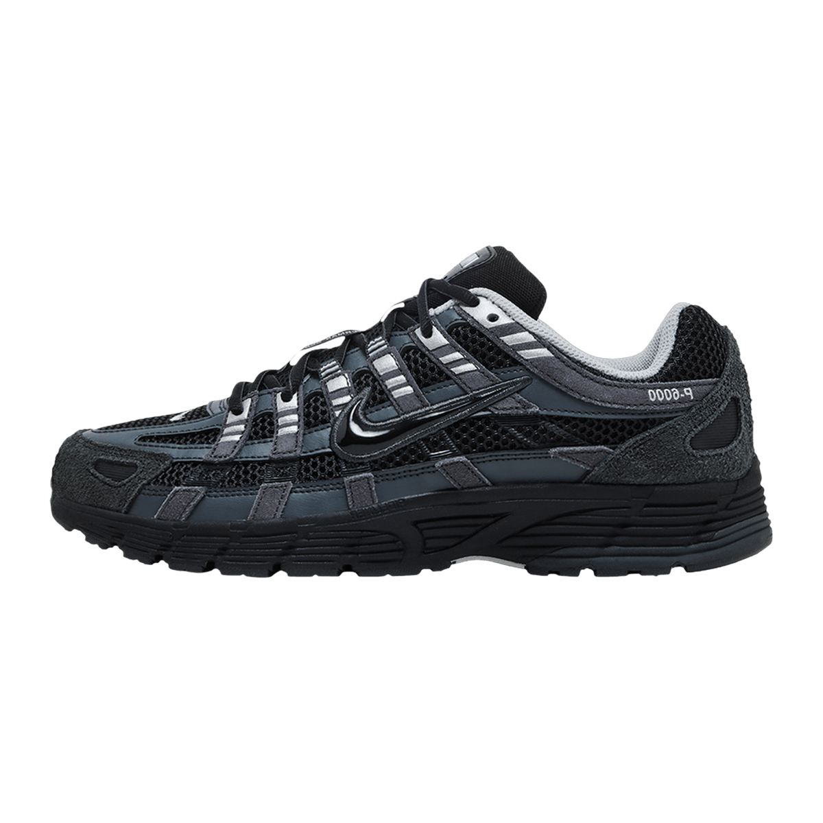 Nike P-6000 Suede Anthracite Metallic Silver