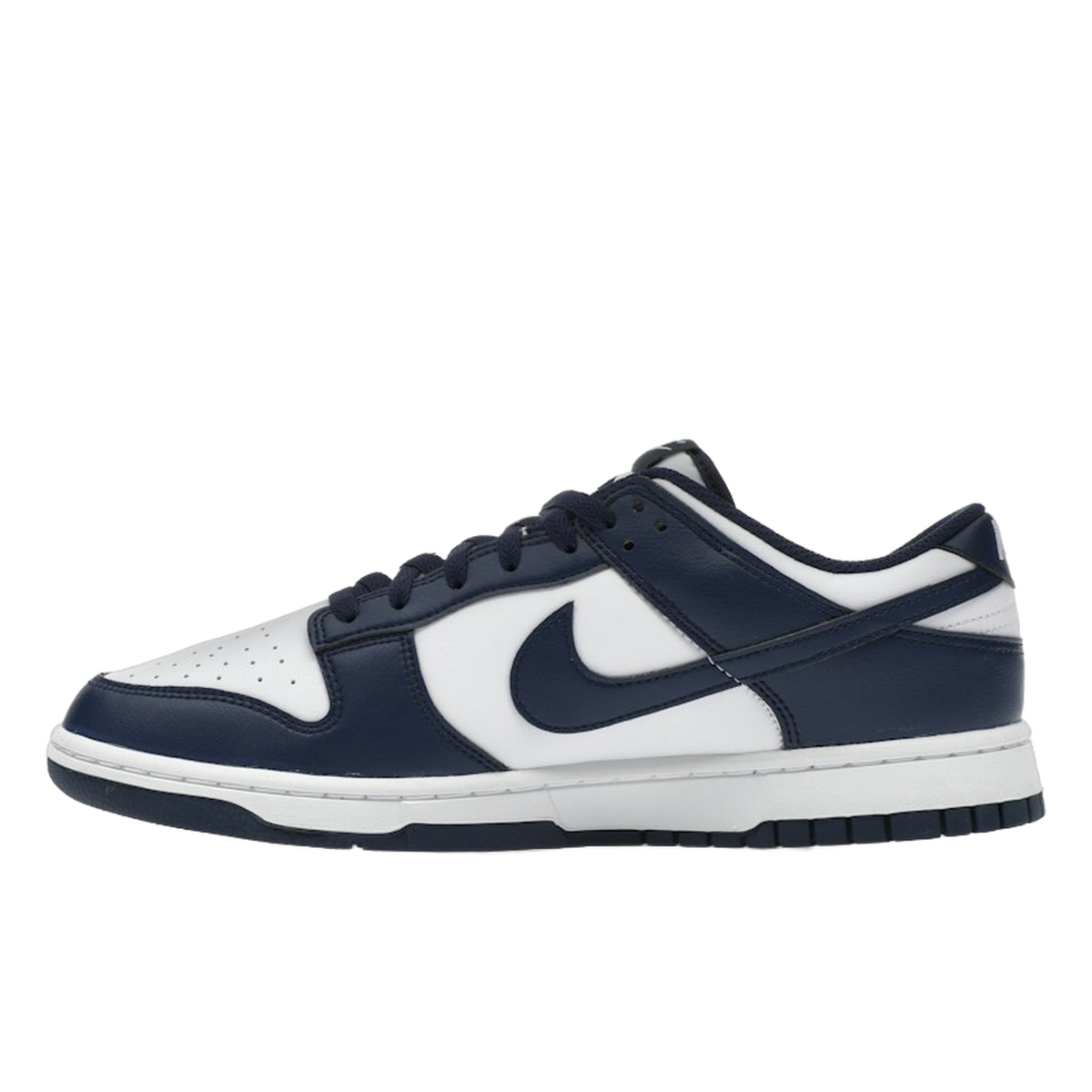 Nike Dunk Low White Midnight Navy — kolab