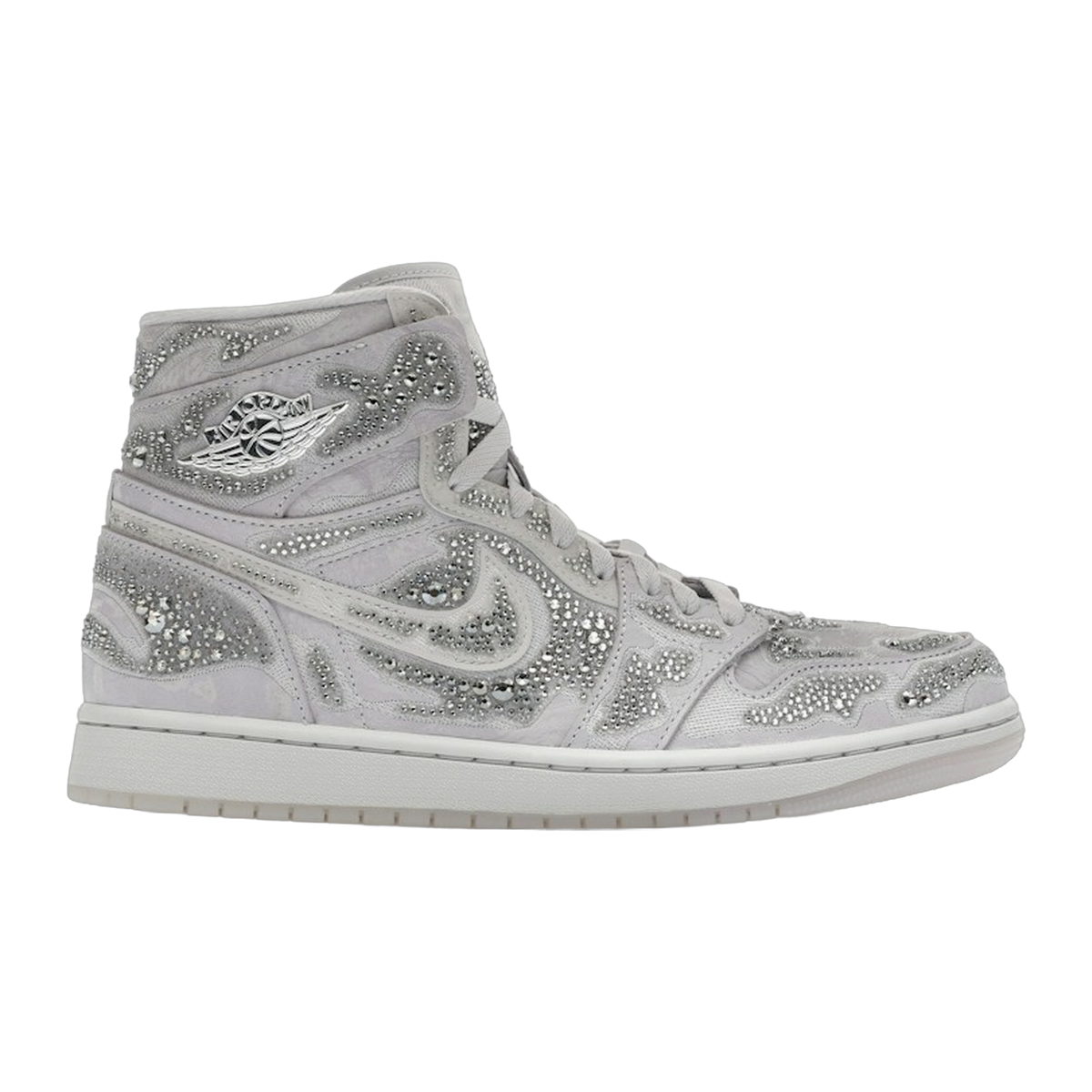 Jordan 1 Retro High OG Swarovski Vast Grey — kolab