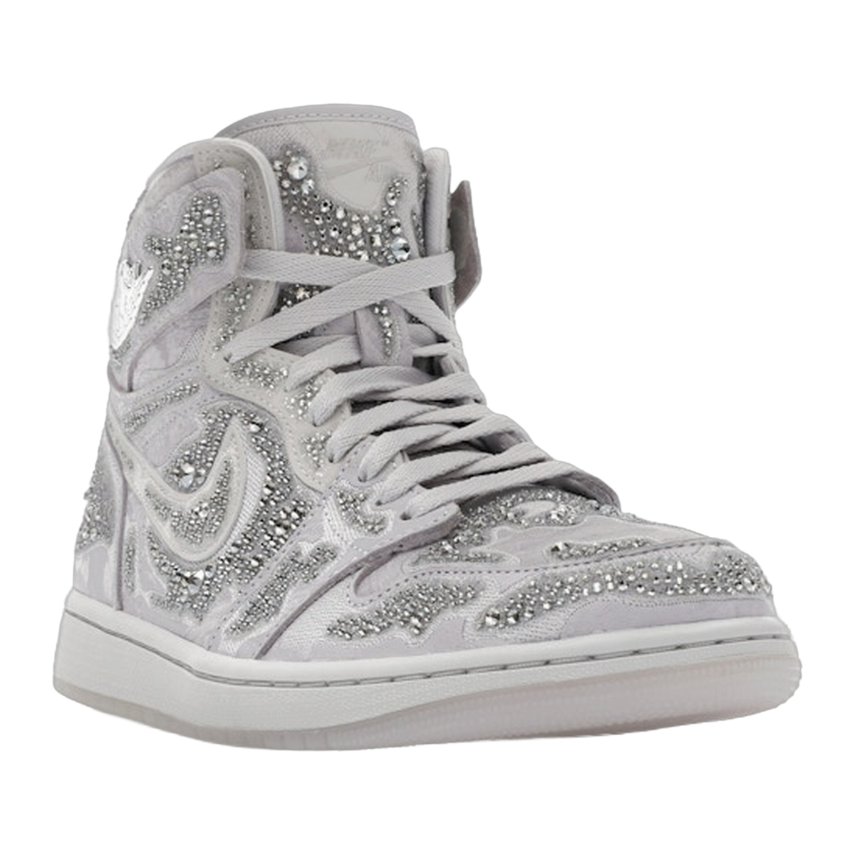 Jordan 1 Retro High OG Swarovski Vast Grey — kolab