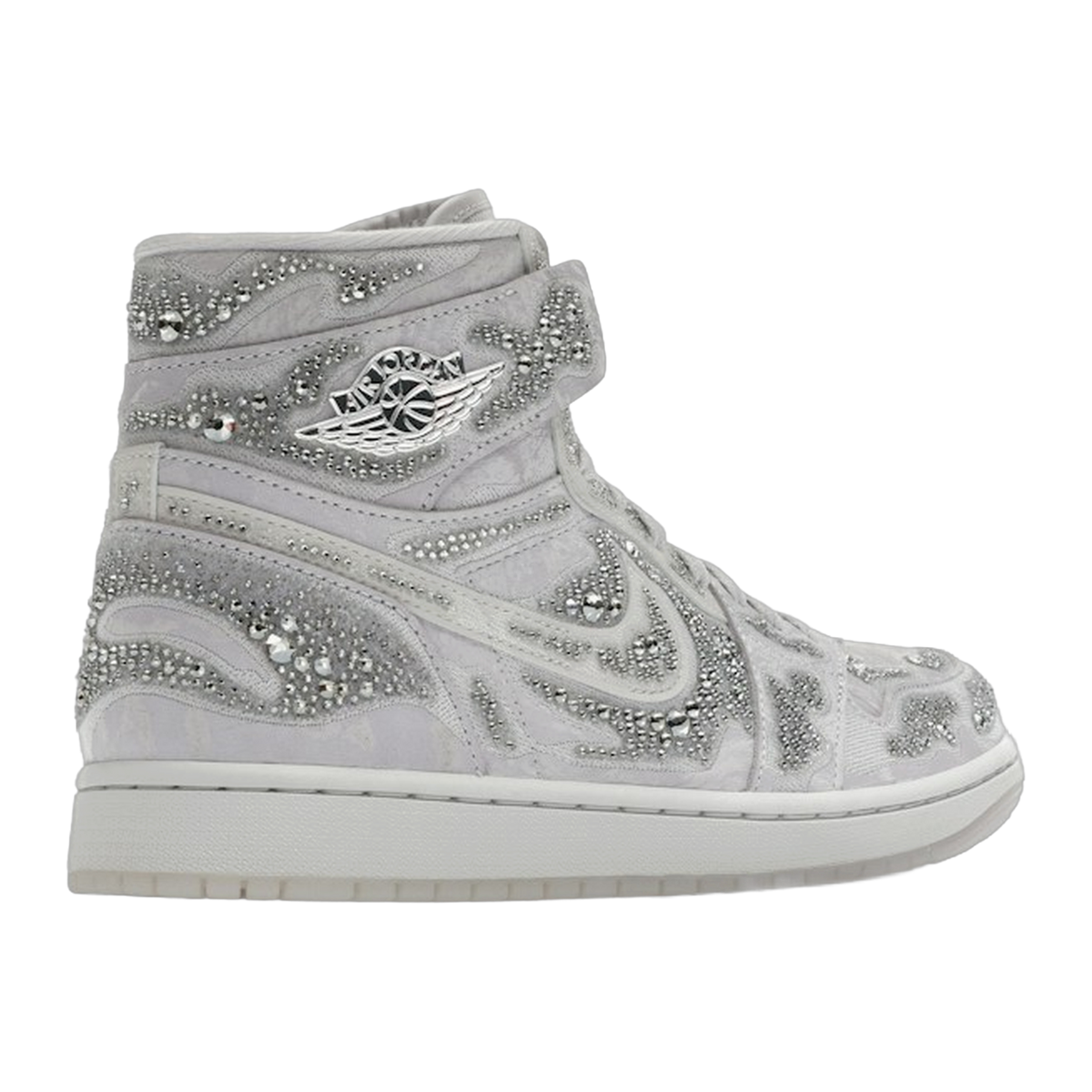 Jordan 1 Retro High OG Swarovski Vast Grey — kolab