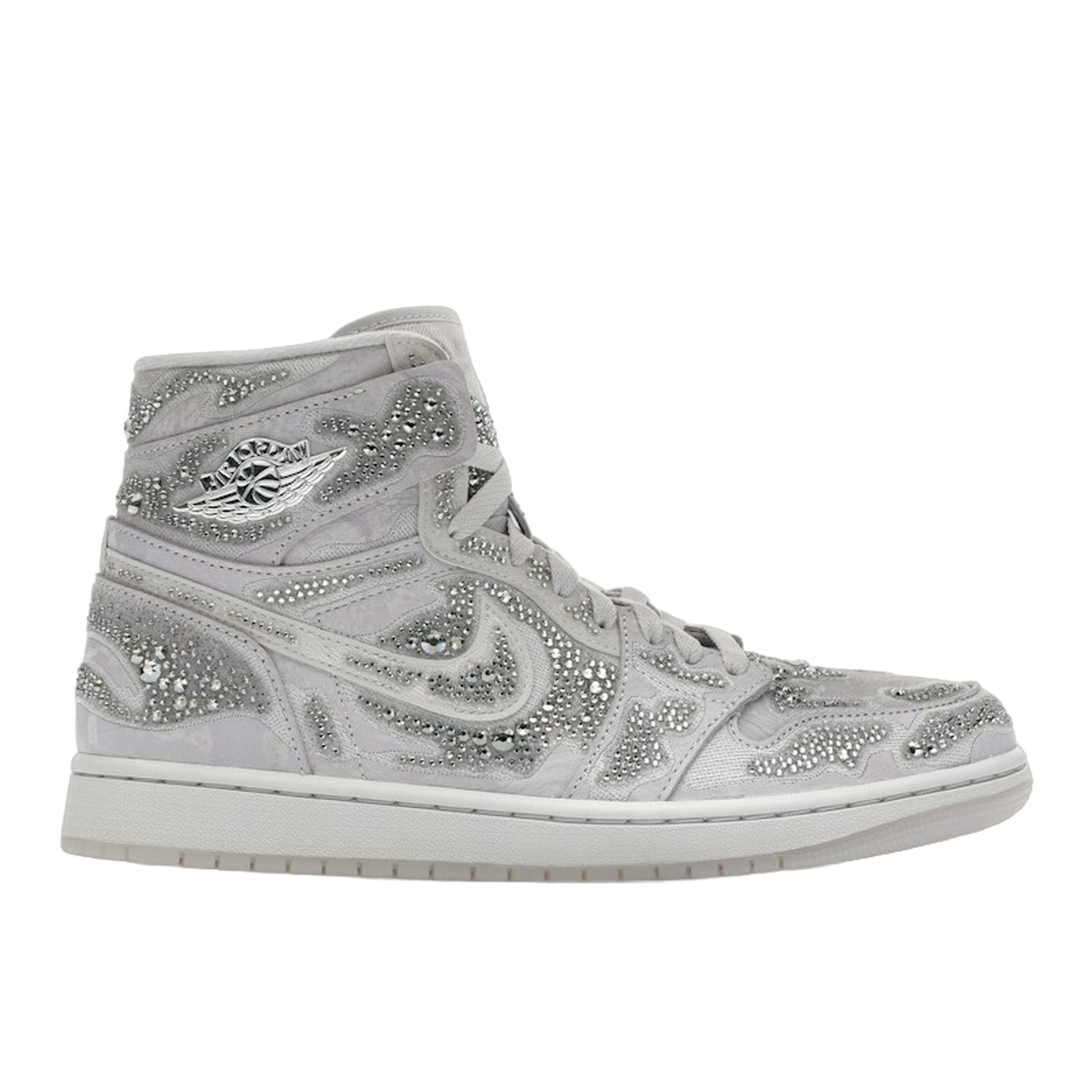 Jordan 1 Retro High OG Swarovski Vast Grey — kolab