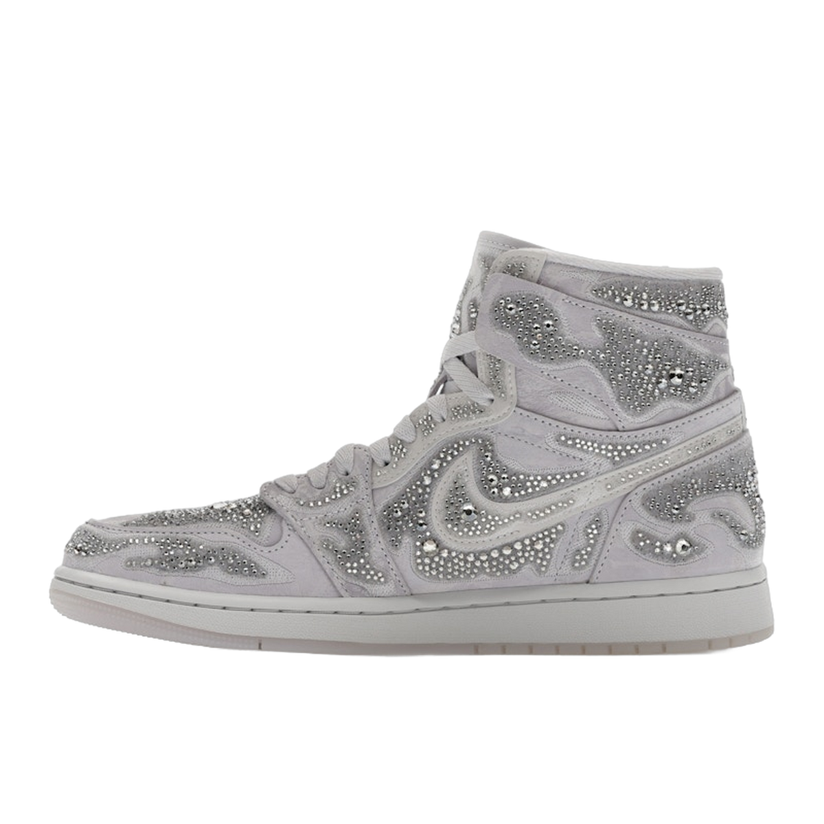 Jordan 1 Retro High OG Swarovski Vast Grey — kolab
