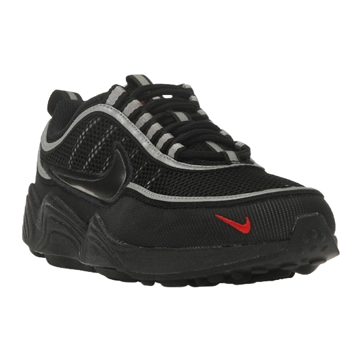 Nike Air Zoom Spiridon Black Metallic Silver — kolab