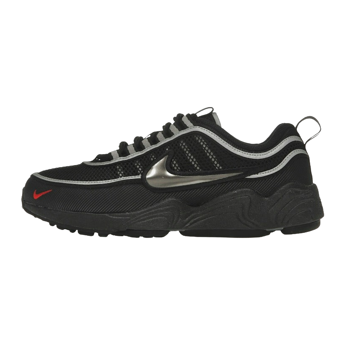 Nike Air Zoom Spiridon Black Metallic Silver — kolab