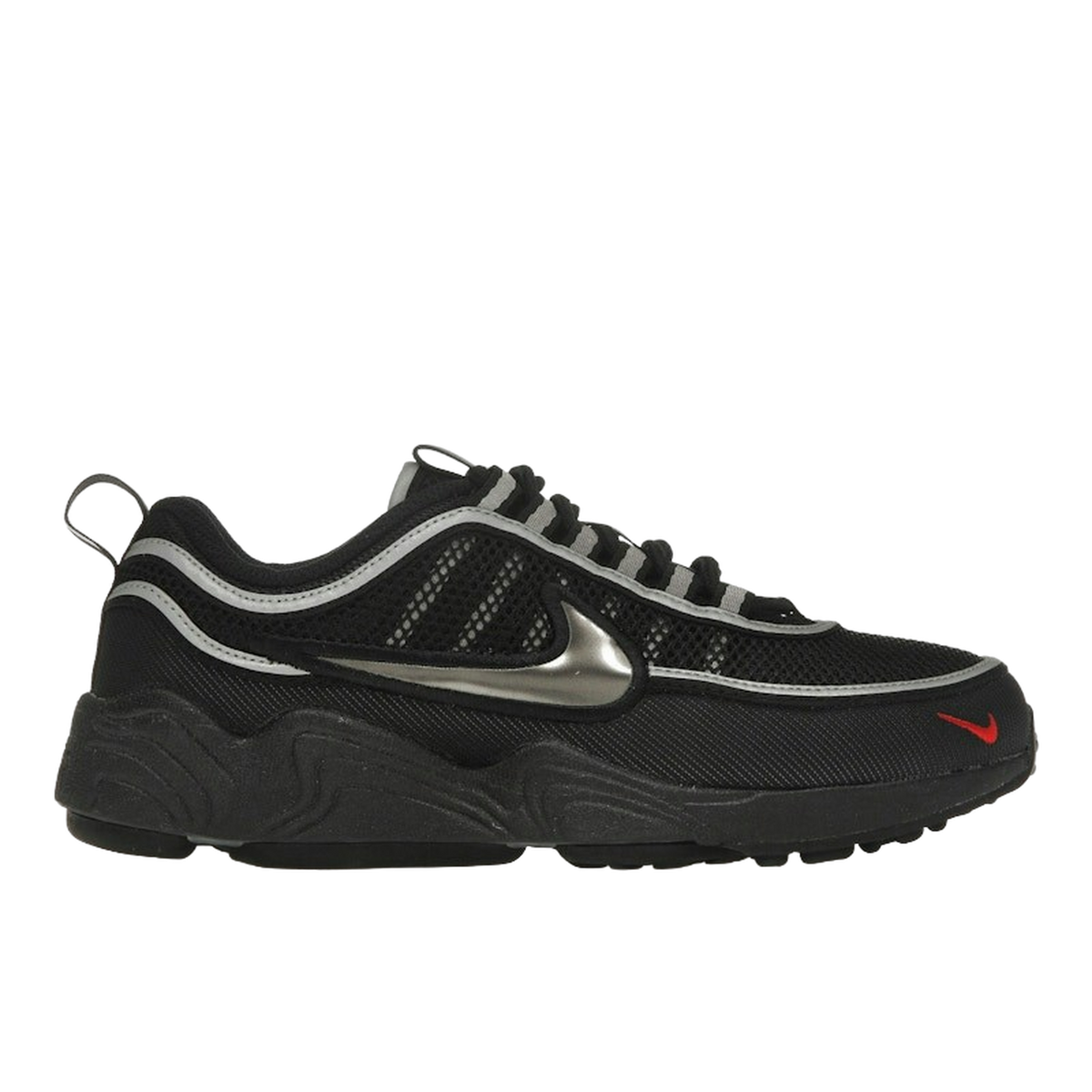 Nike Air Zoom Spiridon Black Metallic Silver — kolab