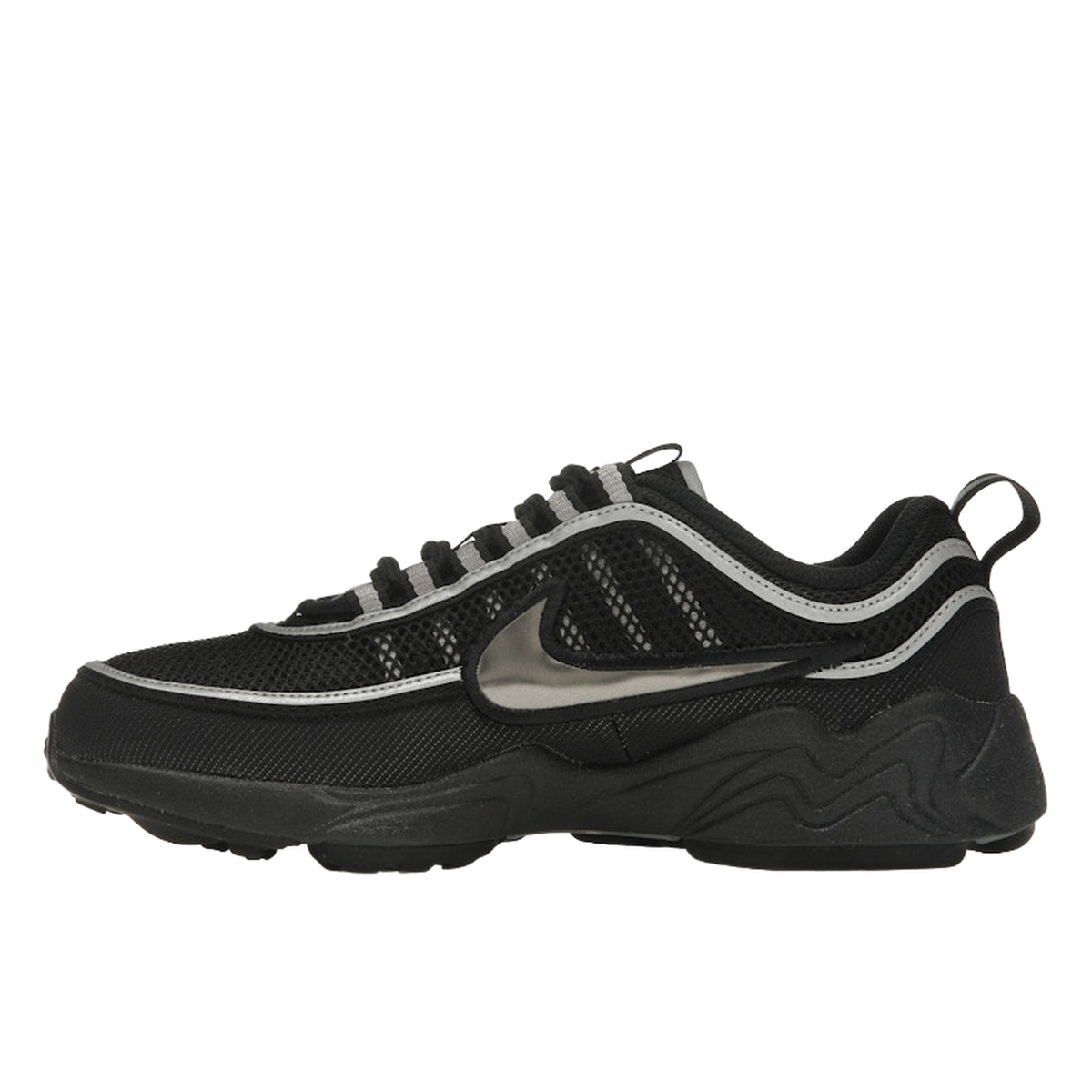 Nike Air Zoom Spiridon Black Metallic Silver — kolab
