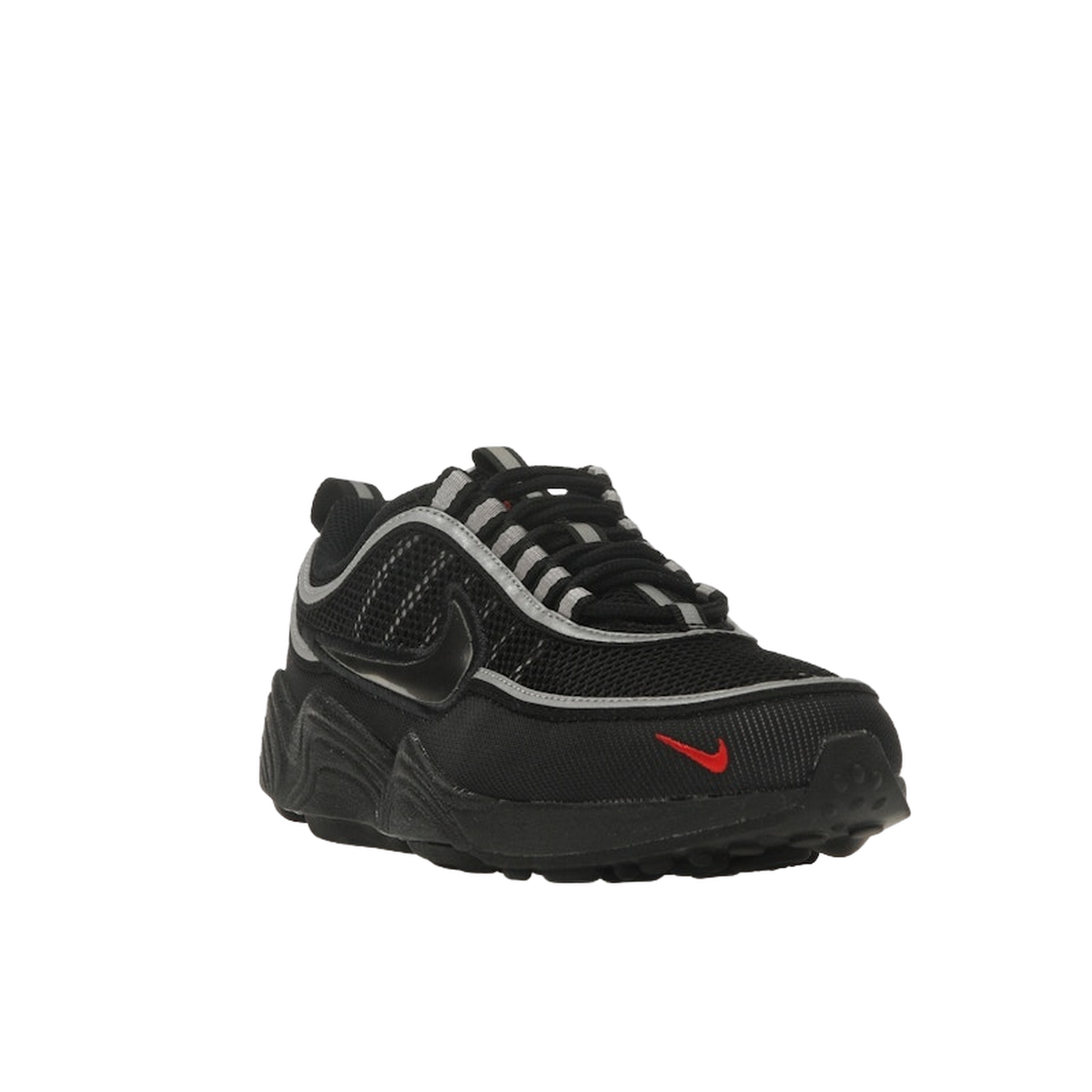 Nike Air Zoom Spiridon Black Metallic Silver — kolab