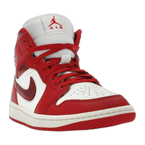 Jordan 1 Mid SE Red Cracked Leather — kolab