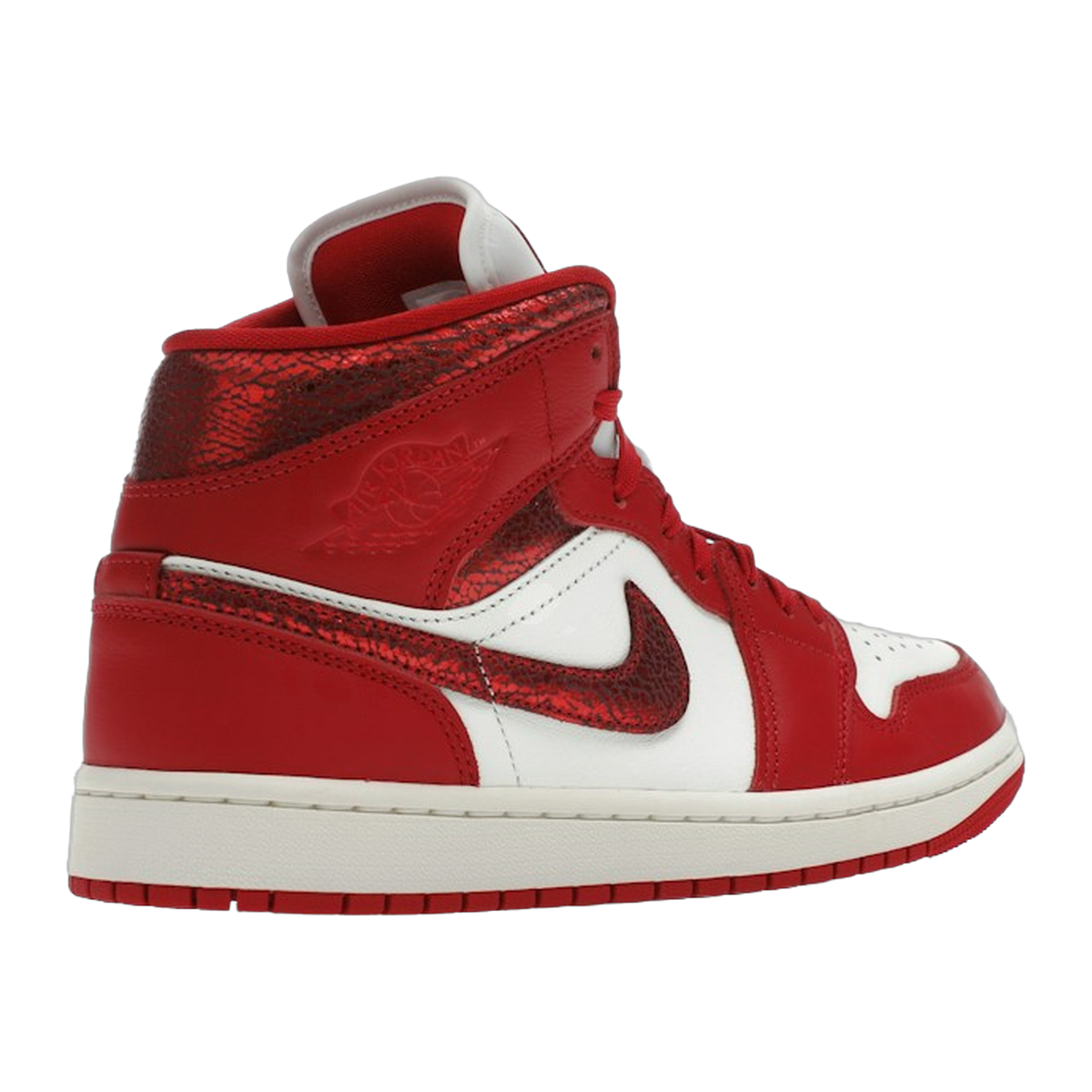 Jordan 1 Mid SE Red Cracked Leather — kolab
