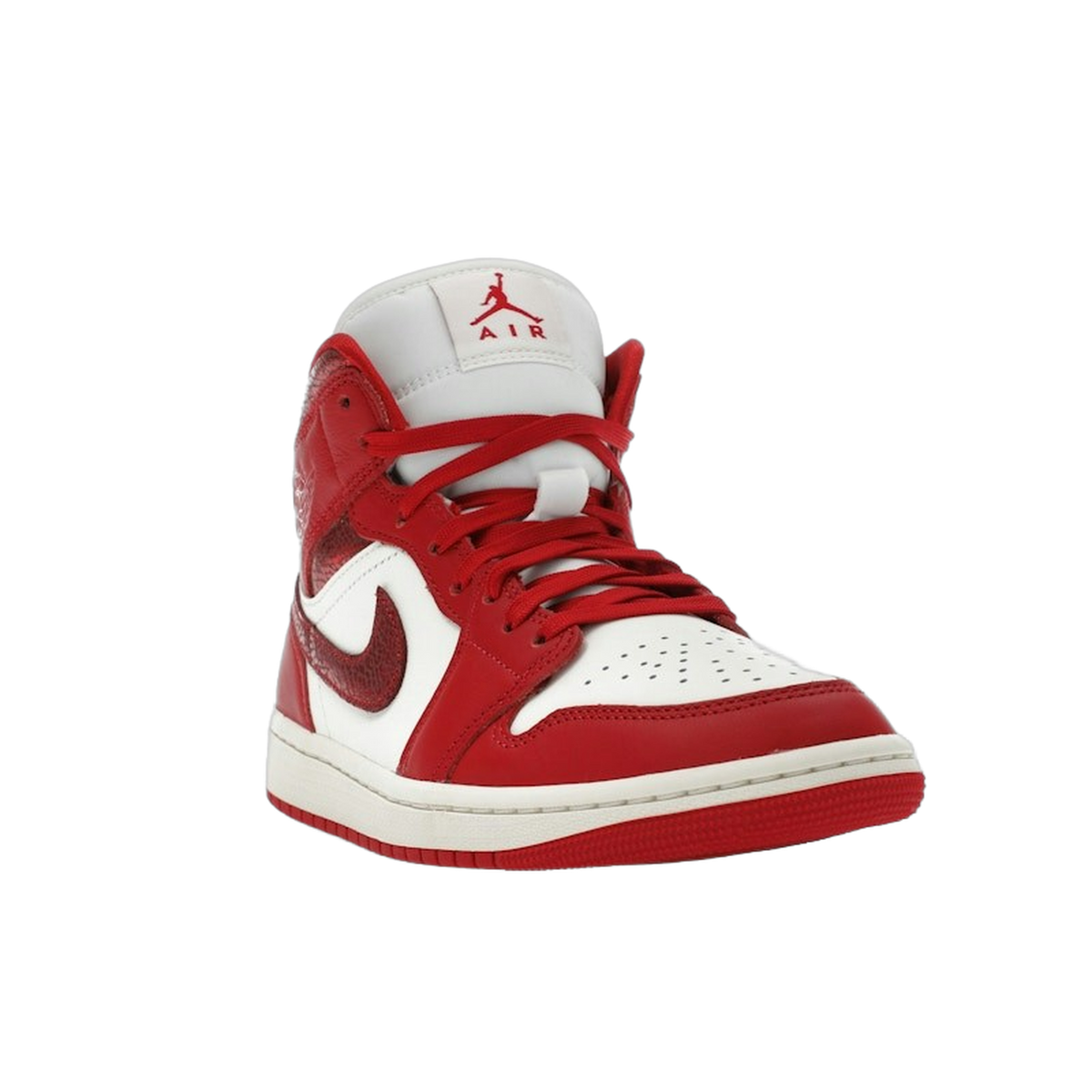Jordan 1 Mid SE Red Cracked Leather — kolab