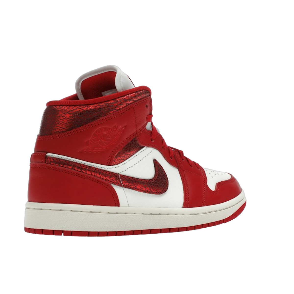 Jordan 1 Mid SE Red Cracked Leather — kolab