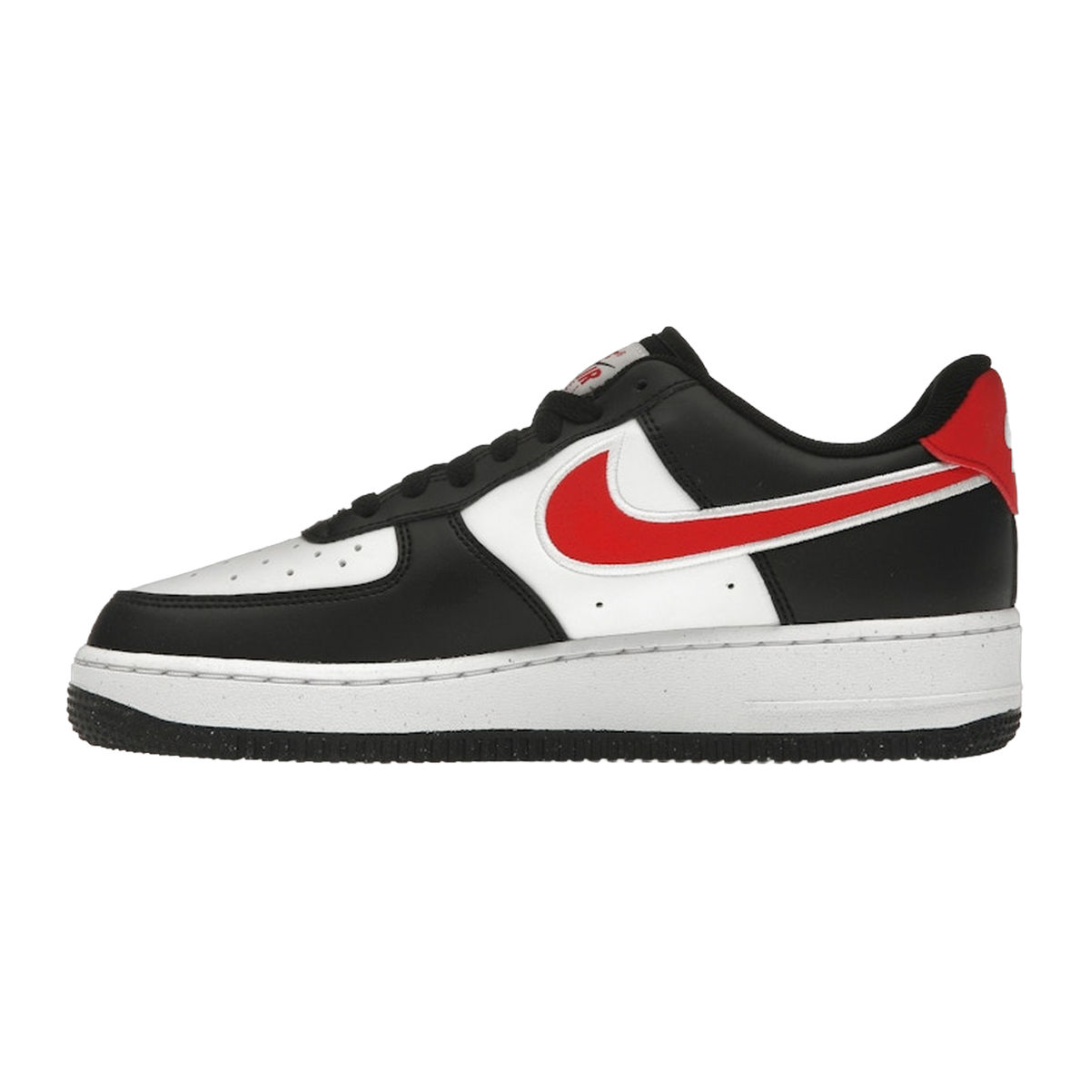 Nike Air Force 1 Low '07 Next Nature Black White University Red — kolab