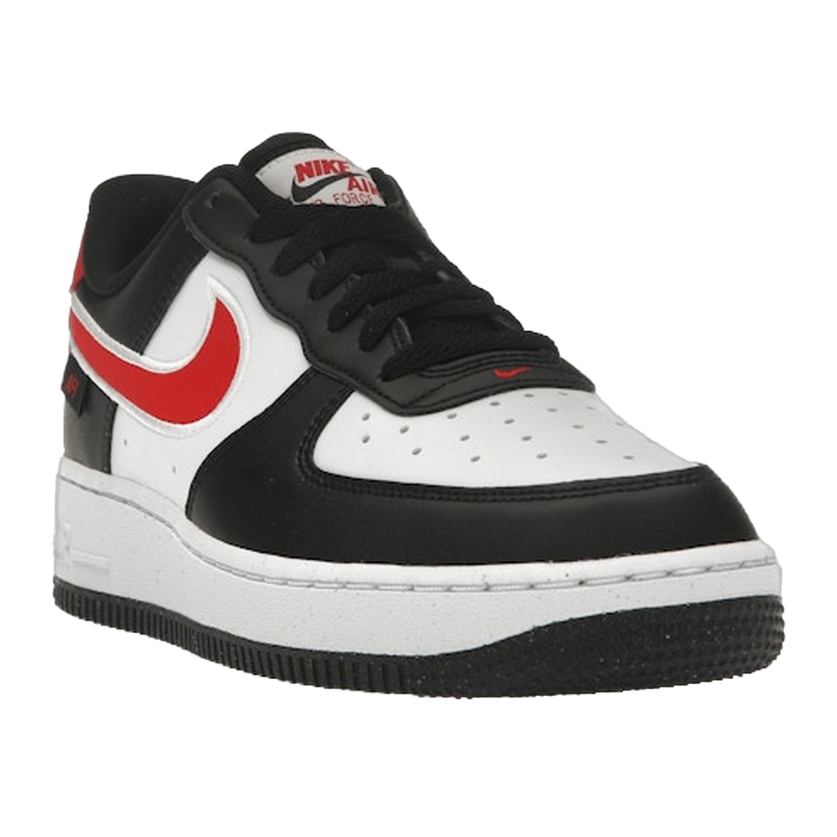 Nike Air Force 1 Low '07 Next Nature Black White University Red — kolab