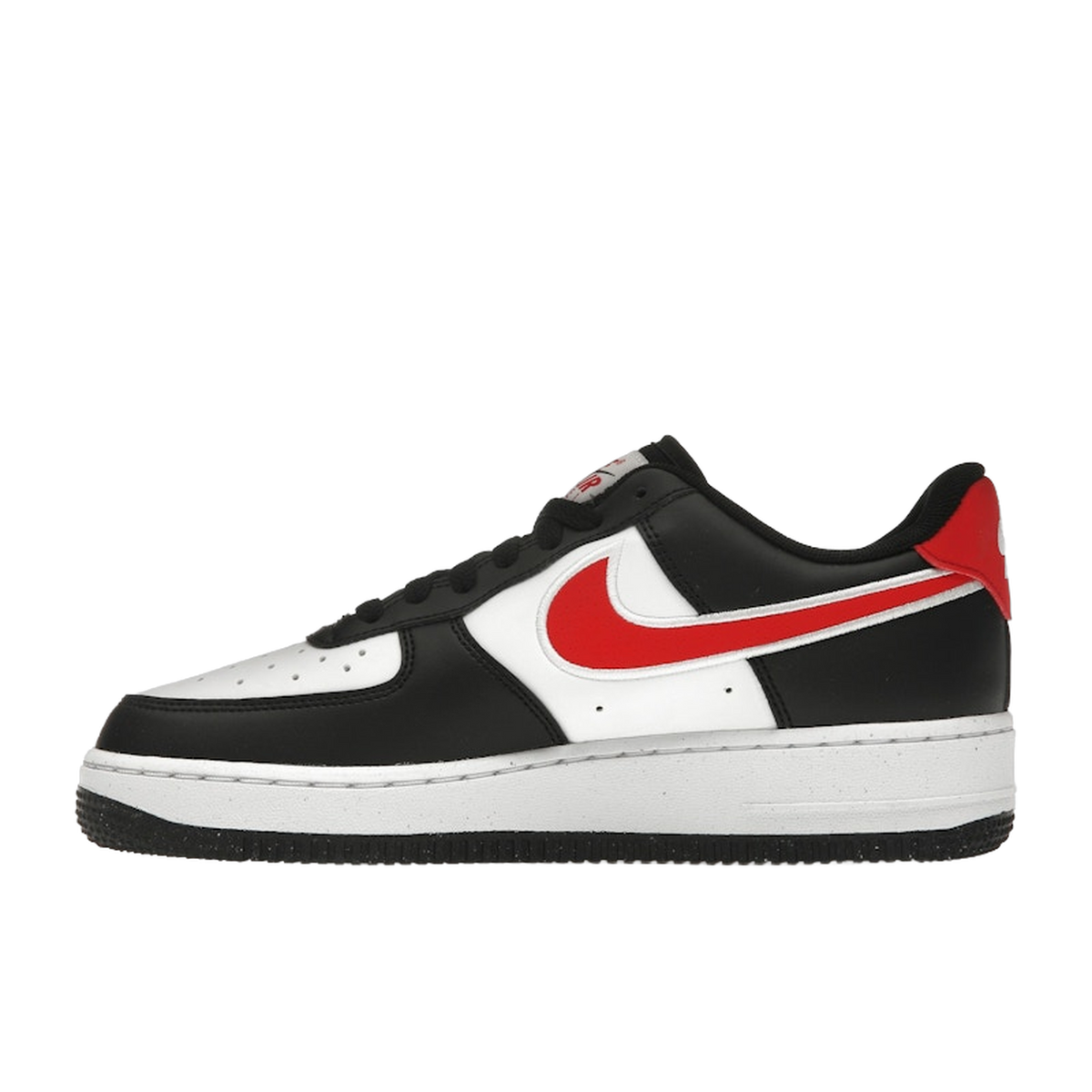 Nike Air Force 1 Low '07 Next Nature Black White University Red — kolab
