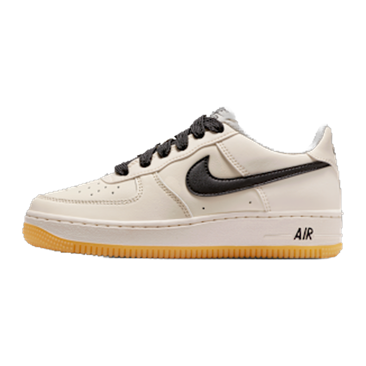 Nike Air Force 1 Low LV8 Soft Pearl Gum Black (GS) — kolab
