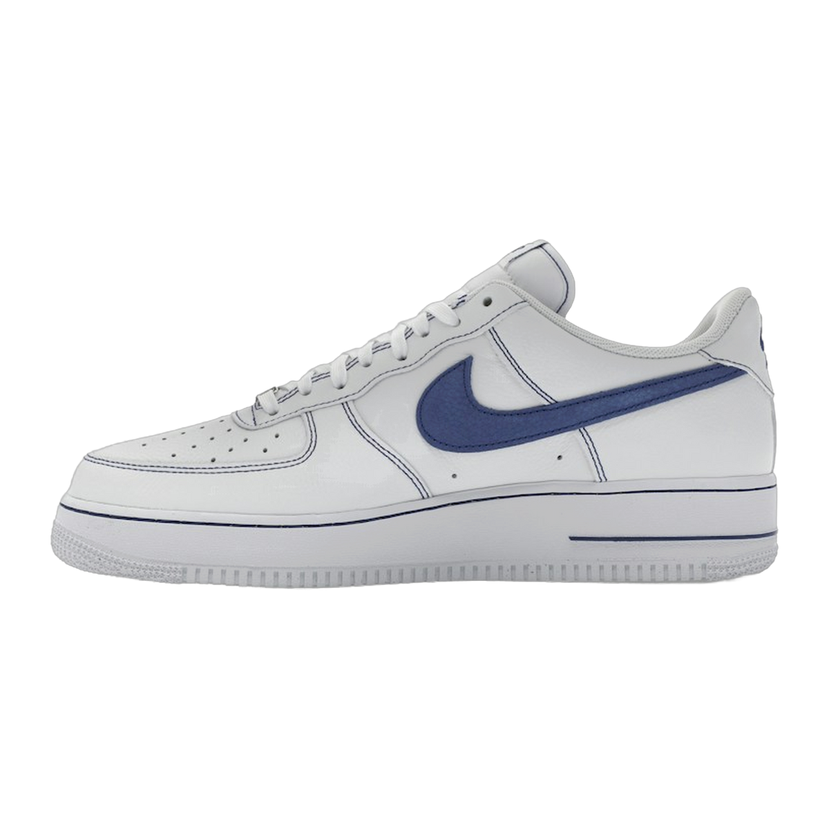 Nike Air Force 1 Low '07 LV8 White Deep Royal Blue — kolab