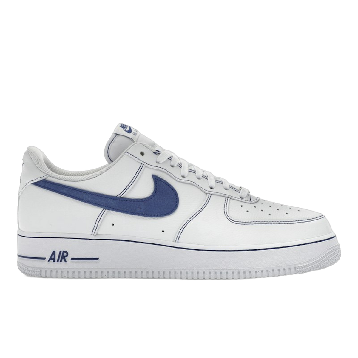 Nike Air Force 1 Low '07 LV8 White Deep Royal Blue — kolab