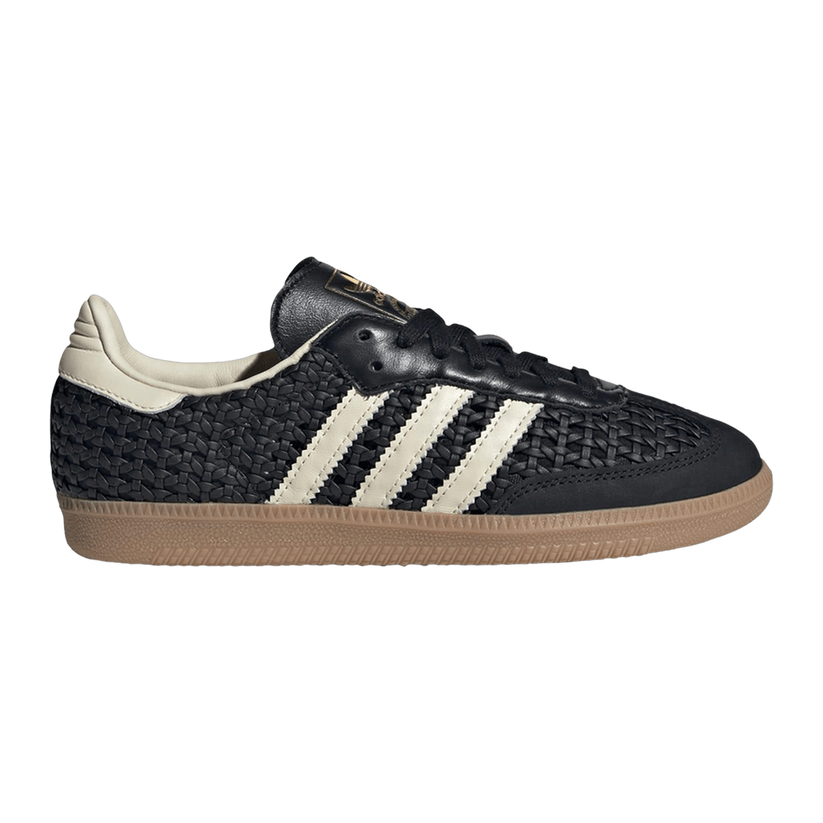 adidas Samba OG Basketweave Black Cream White (Women's)