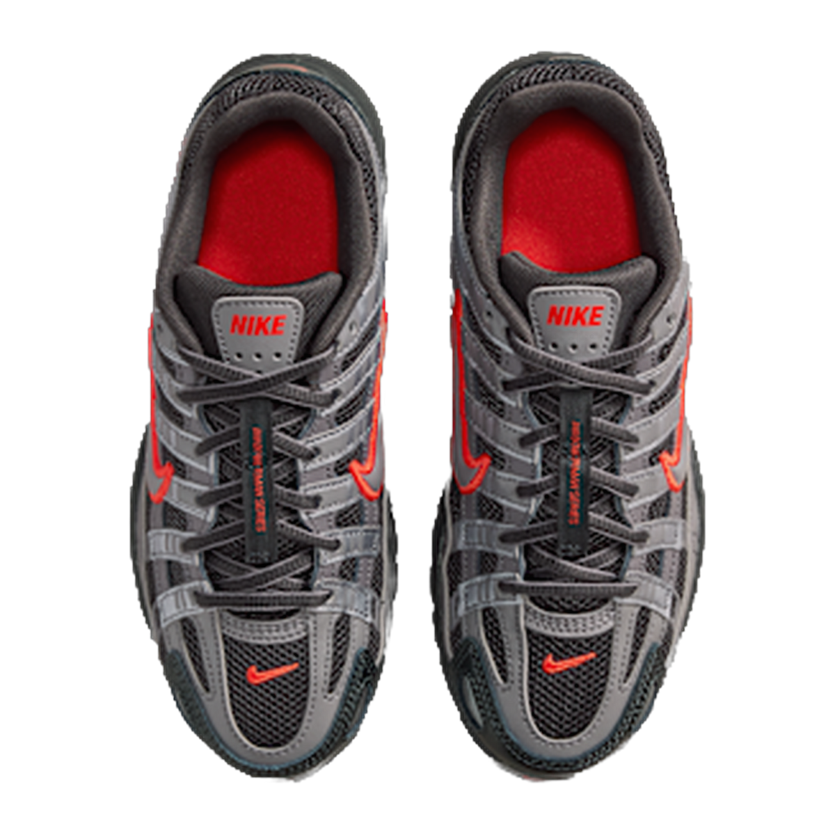 Nike P-6000 Anthracite Picante Red Metallic Cool Grey (GS) — kolab