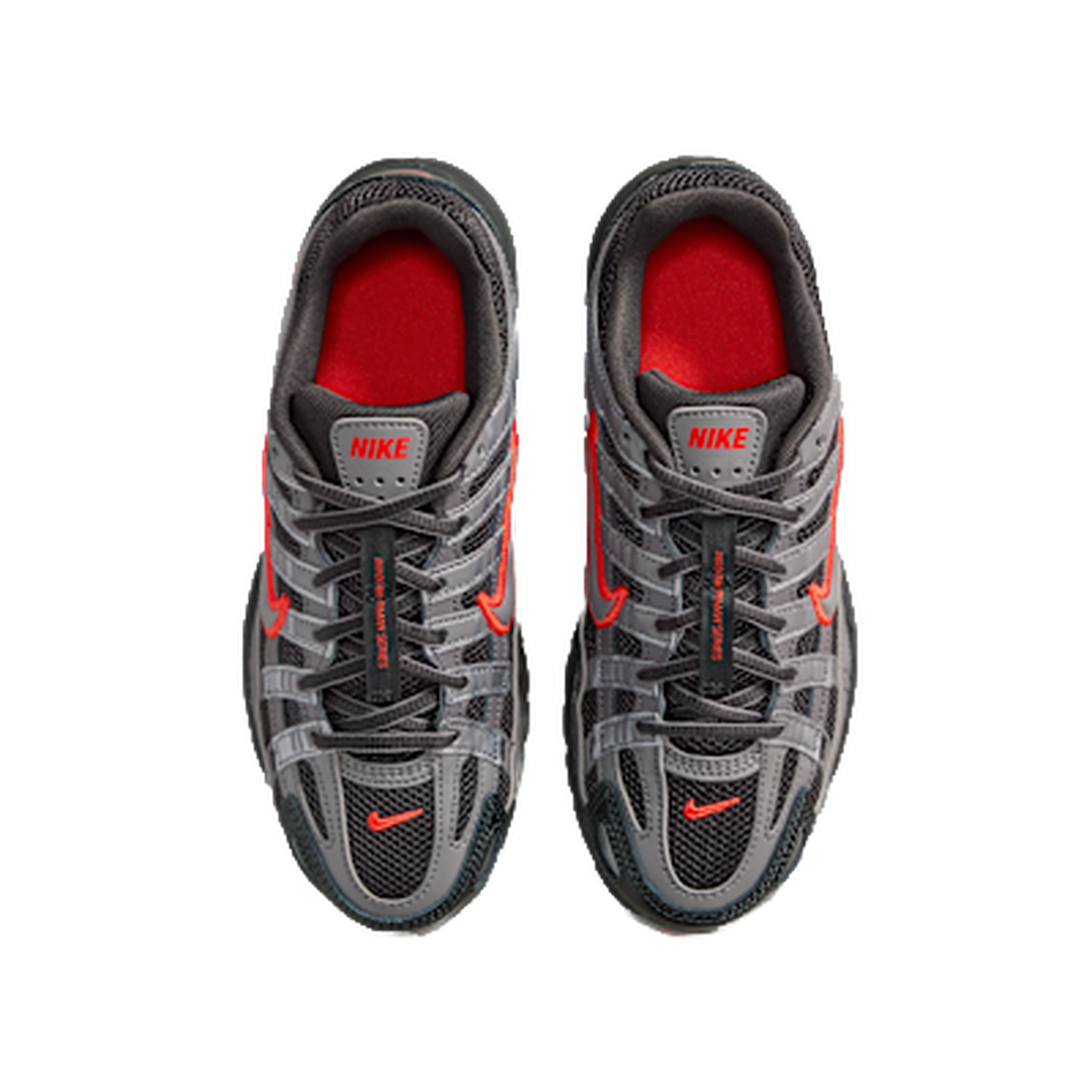 Nike P-6000 Anthracite Picante Red Metallic Cool Grey (GS) — kolab
