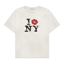 I KISS NY VINTAGE WHITE T-SHIRT