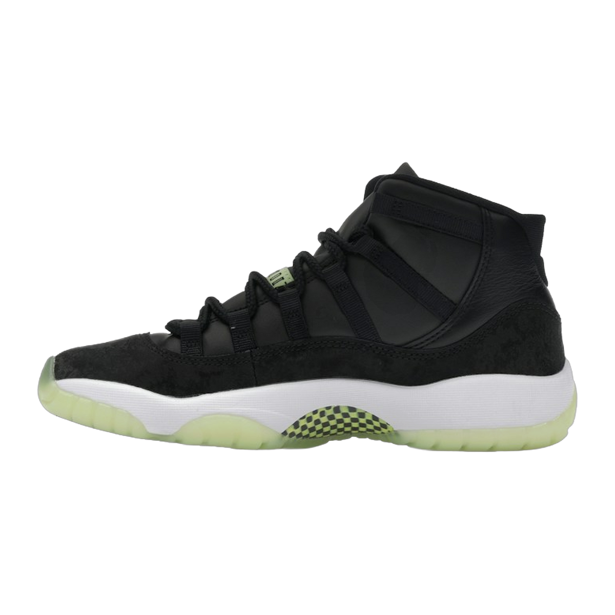 Jordan 11 Retro Black Barely Volt (GS) — kolab