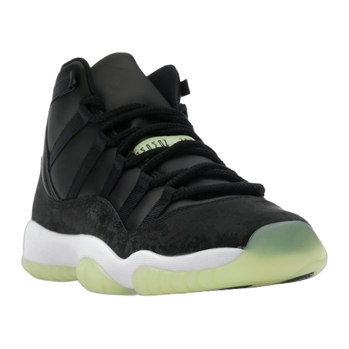Jordan 11 Retro Black Barely Volt (GS) — kolab