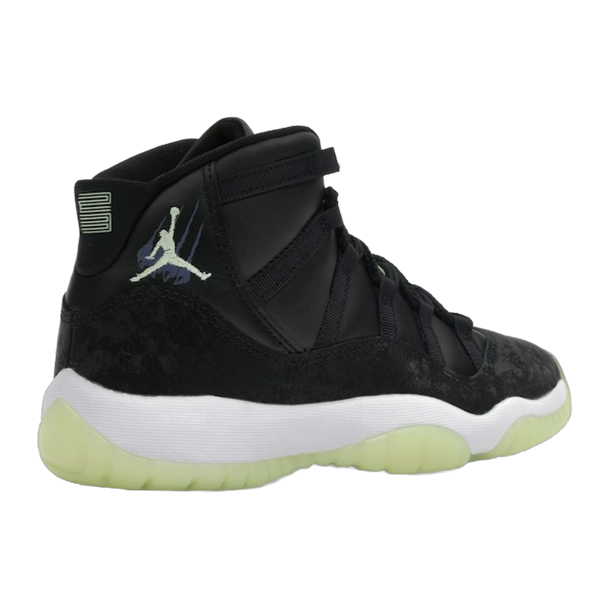 Jordan 11 Retro Black Barely Volt (GS) — kolab