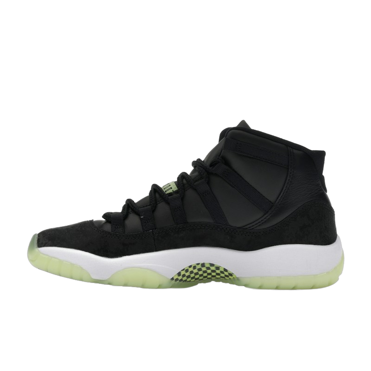Jordan 11 Retro Black Barely Volt (GS) — kolab
