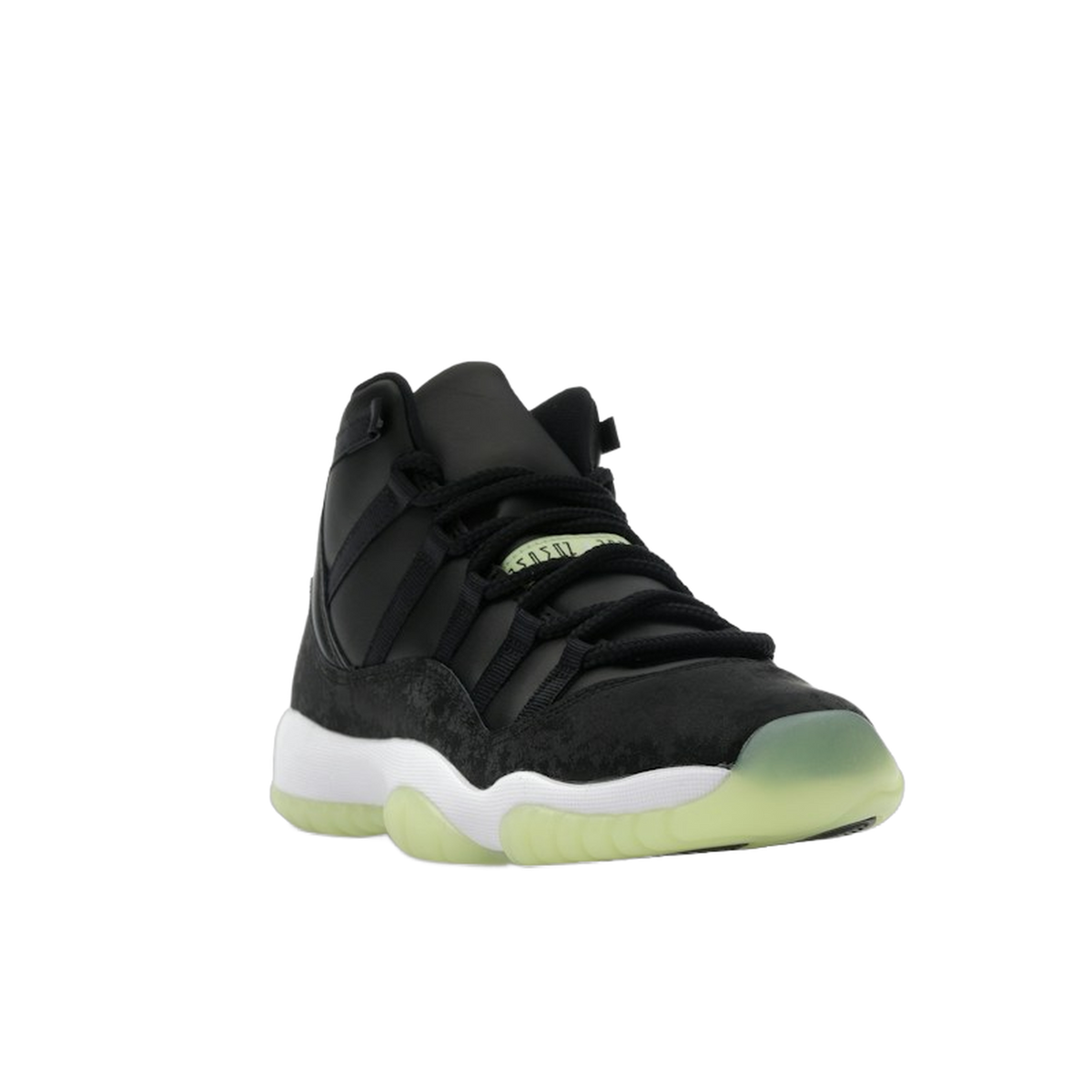 Jordan 11 Retro Black Barely Volt (GS) — kolab