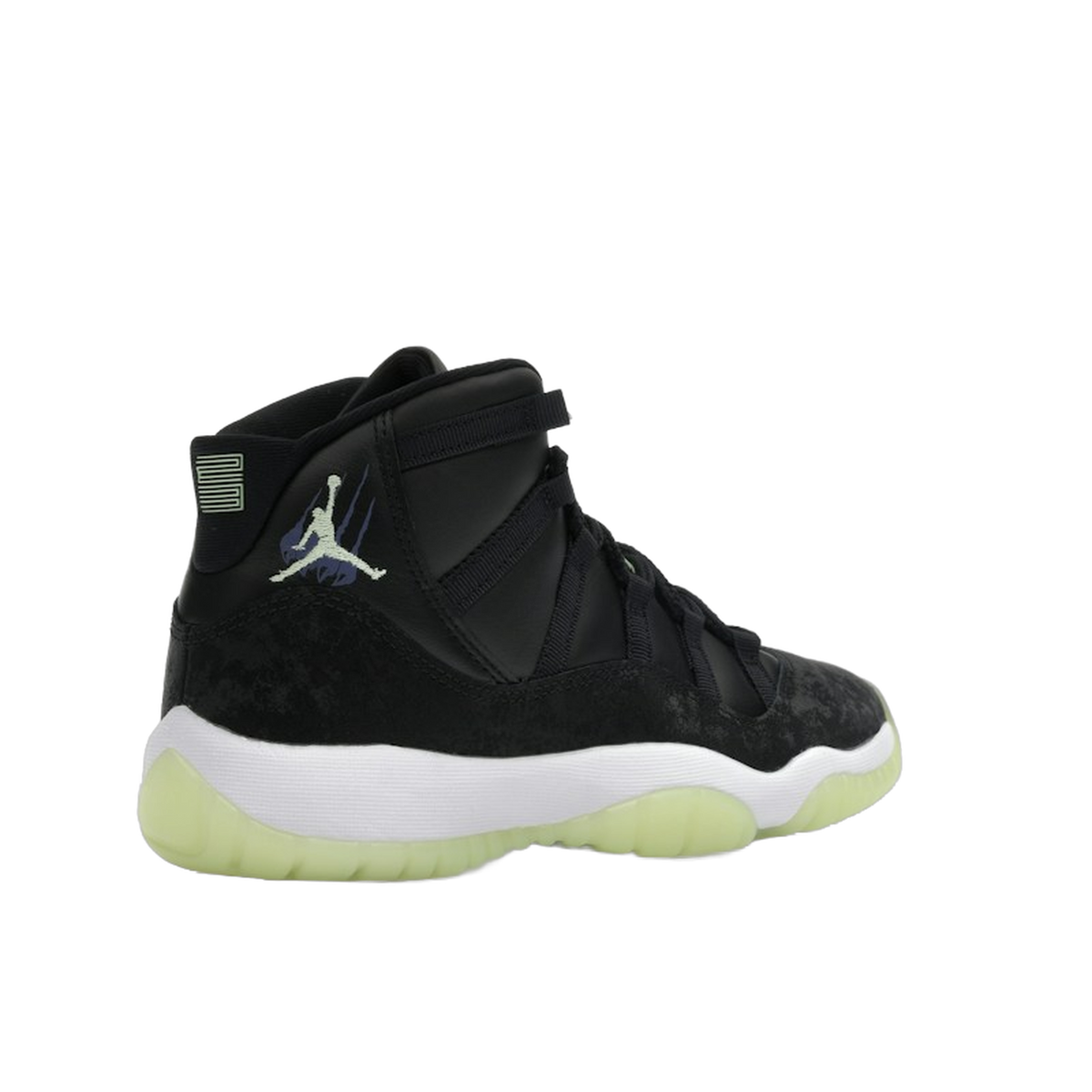 Jordan 11 Retro Black Barely Volt (GS) — kolab