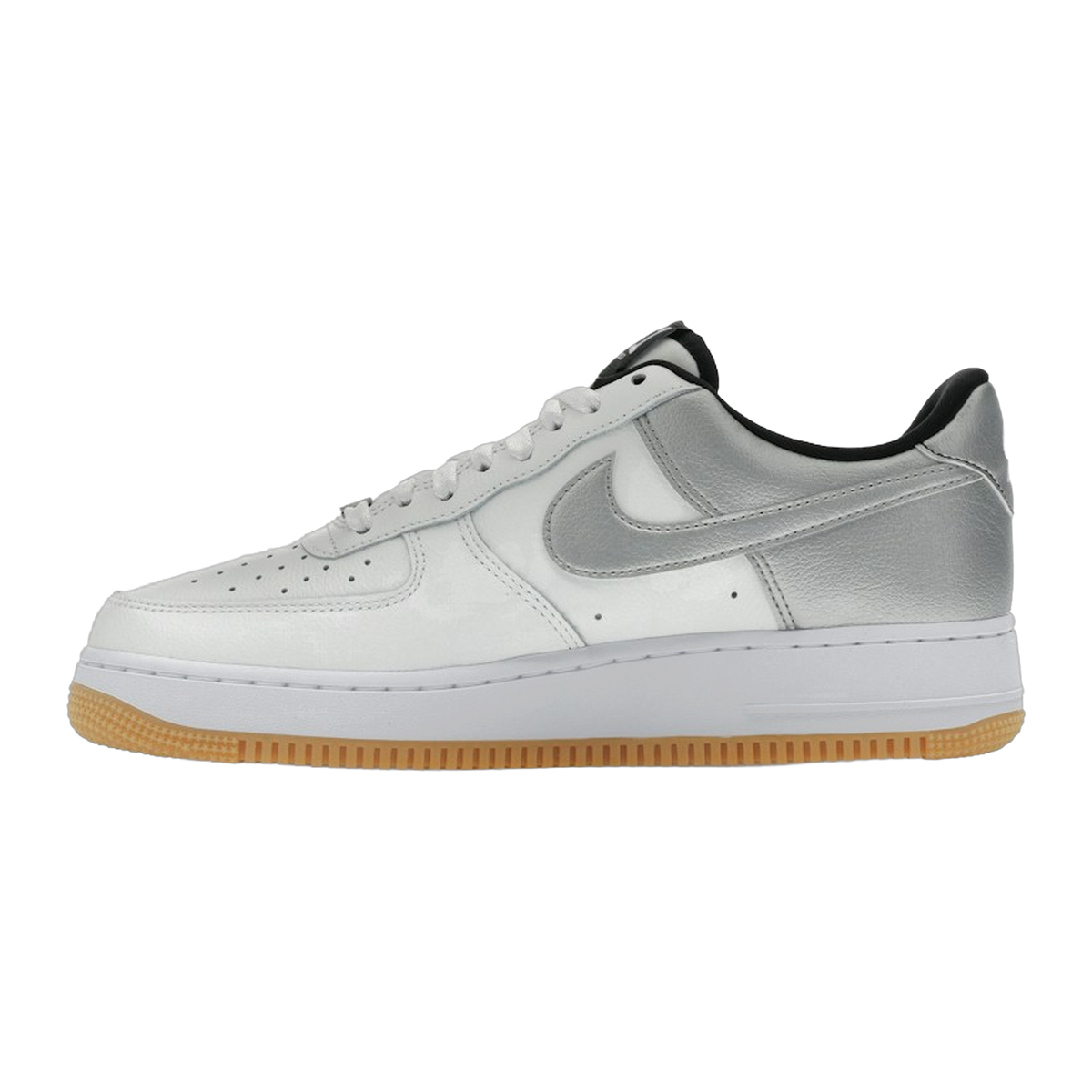 Nike Air Force 1 Low '07 LV8 White Black Metallic Silver — kolab