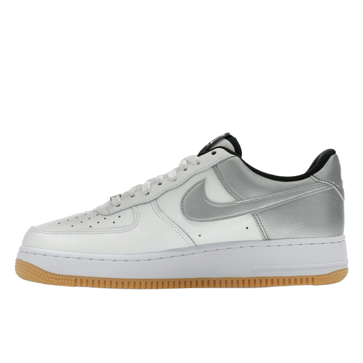 Nike Air Force 1 Low '07 LV8 White Black Metallic Silver — kolab