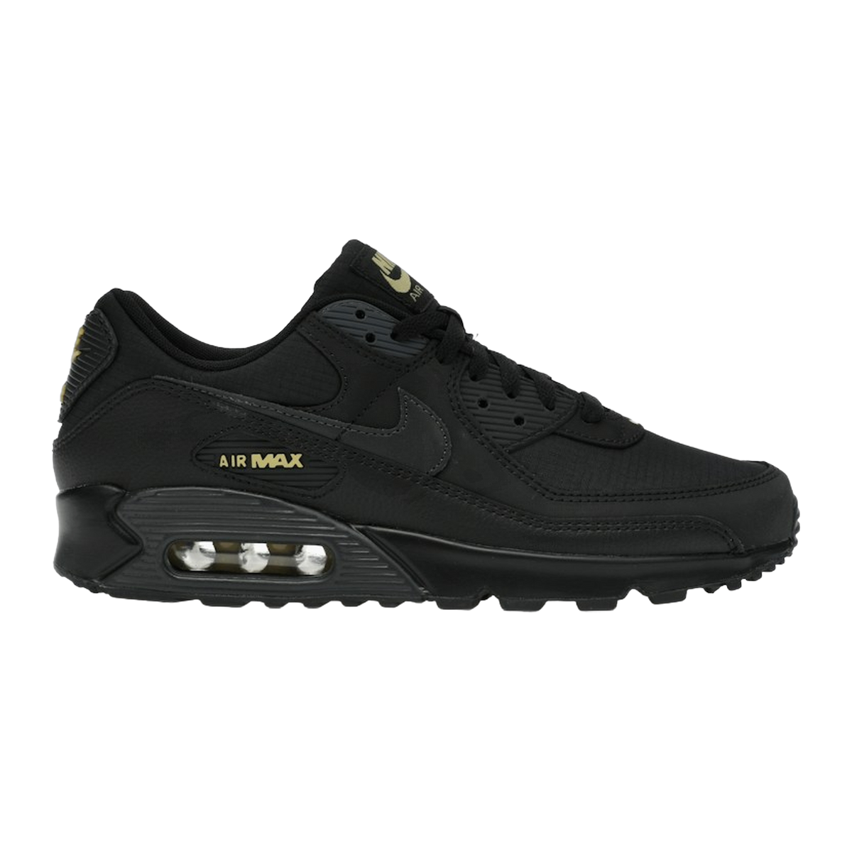 Nike Air Max 90 Black Buff Gold — kolab