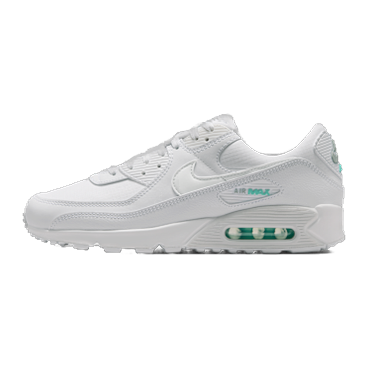 Nike Air Max 90 White Hyper Turquoise — kolab