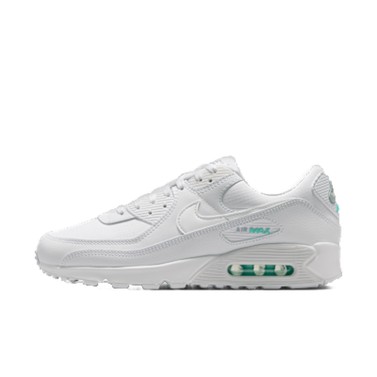 Nike Air Max 90 White Hyper Turquoise — kolab