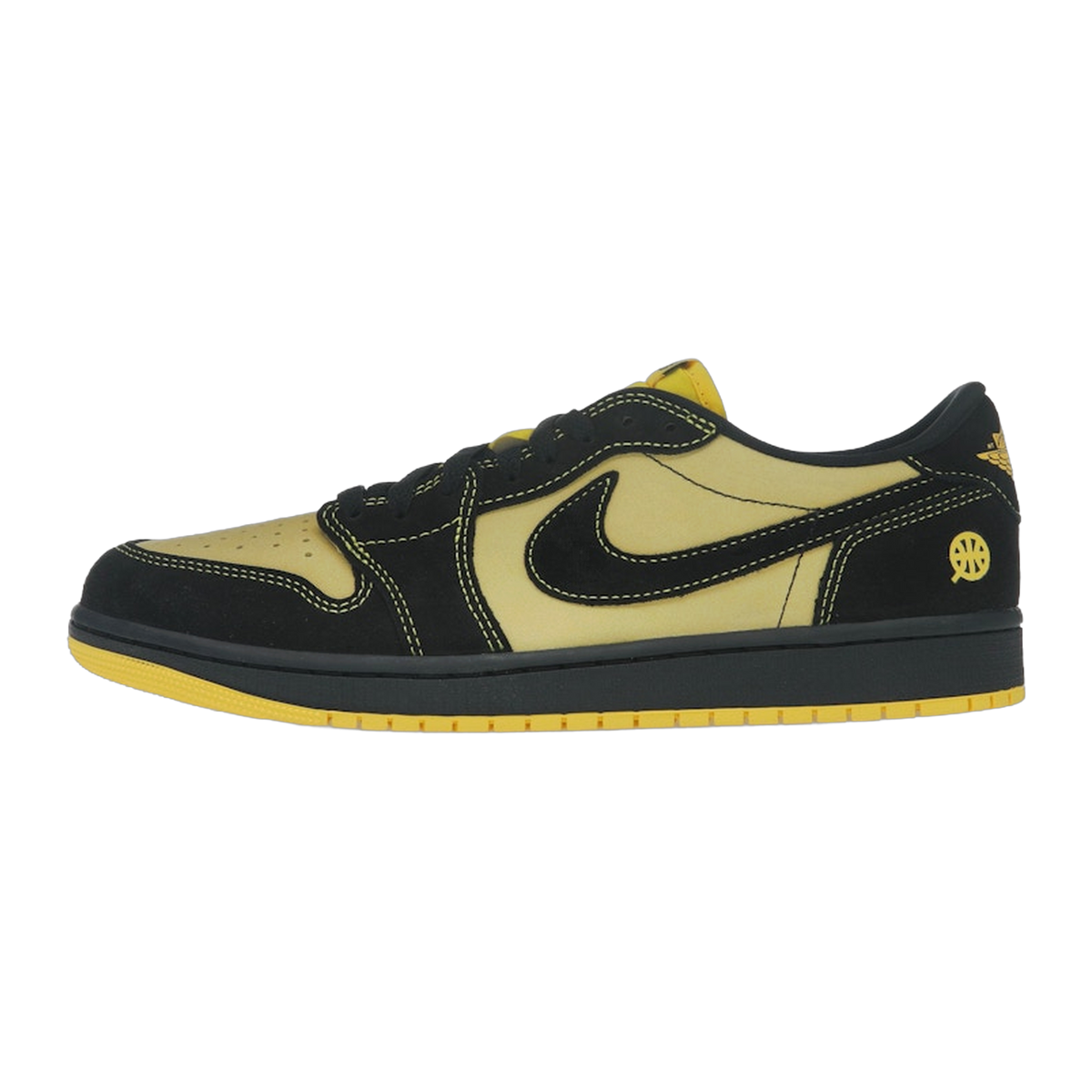 Jordan 1 Retro Low OG Quai 54 Black Tour Yellow Red — kolab