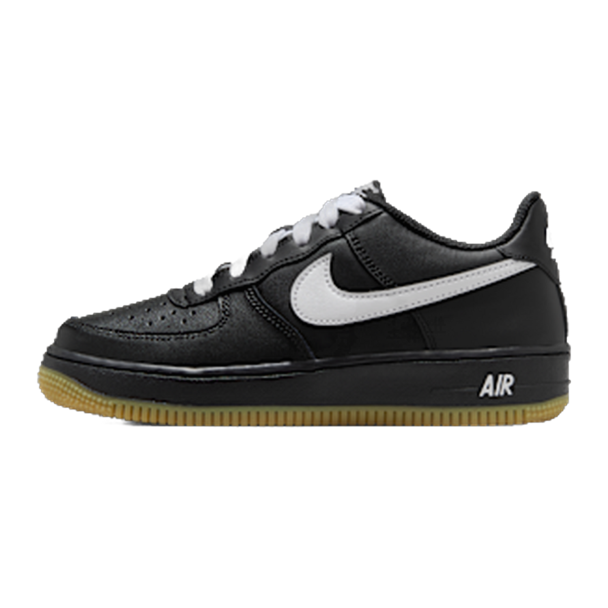 Nike Air Force 1 Low LV8 Black Gum Light Brown White (GS) — kolab