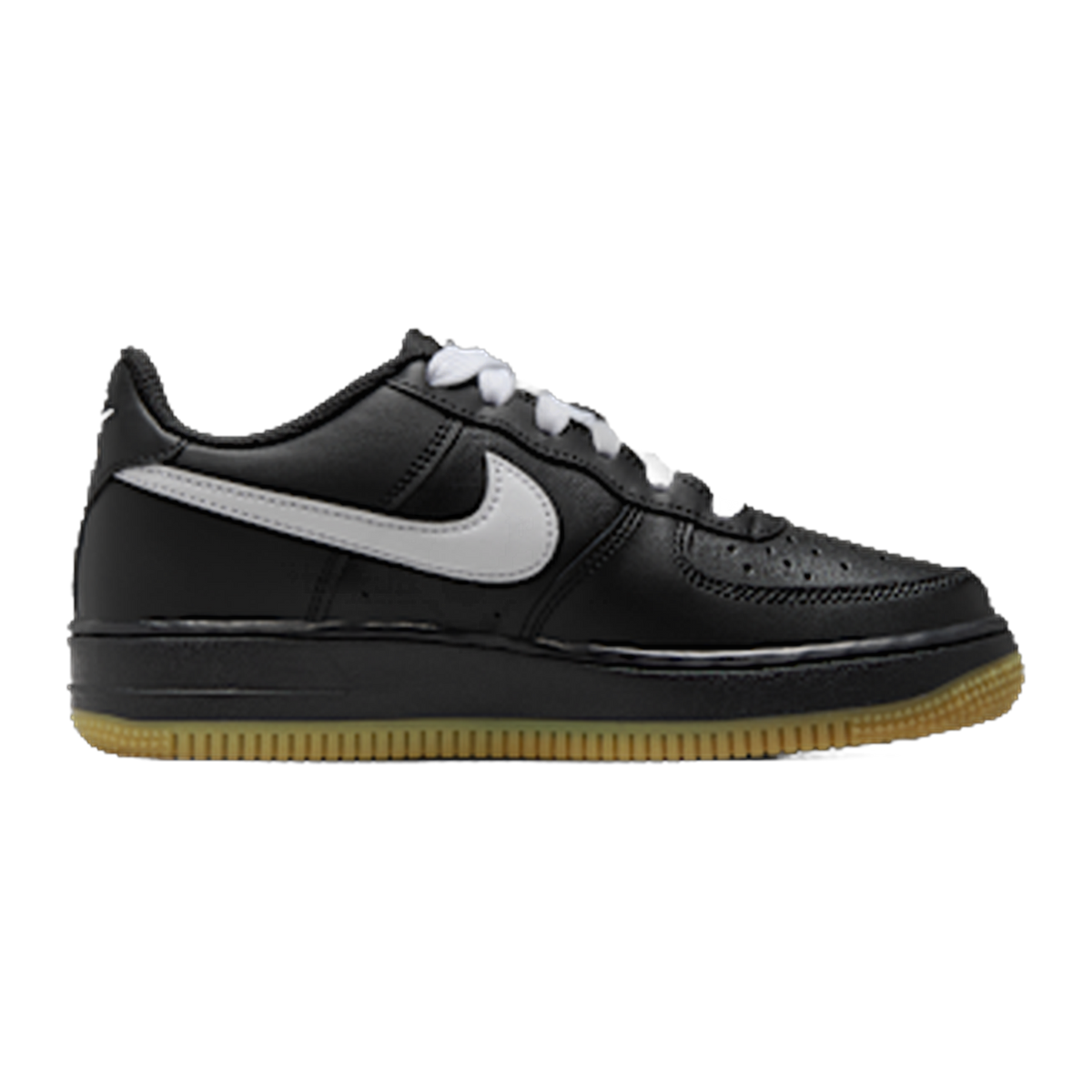 Nike Air Force 1 Low LV8 Black Gum Light Brown White (GS) — kolab