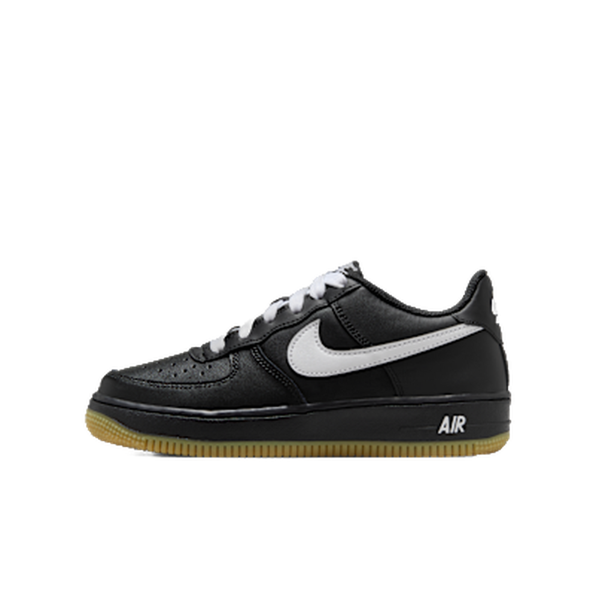 Nike Air Force 1 Low LV8 Black Gum Light Brown White (GS) — kolab