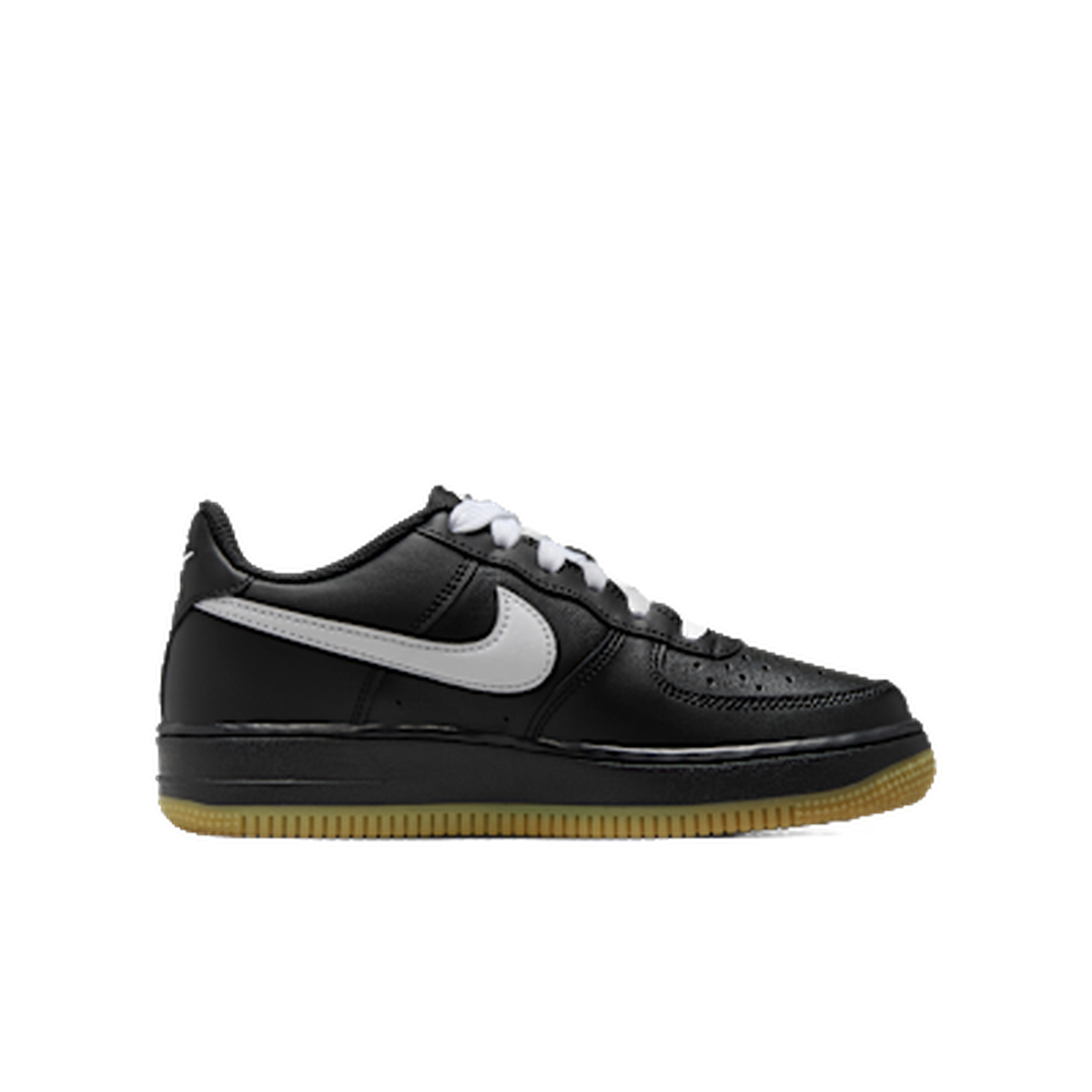 Nike Air Force 1 Low LV8 Black Gum Light Brown White (GS) — kolab