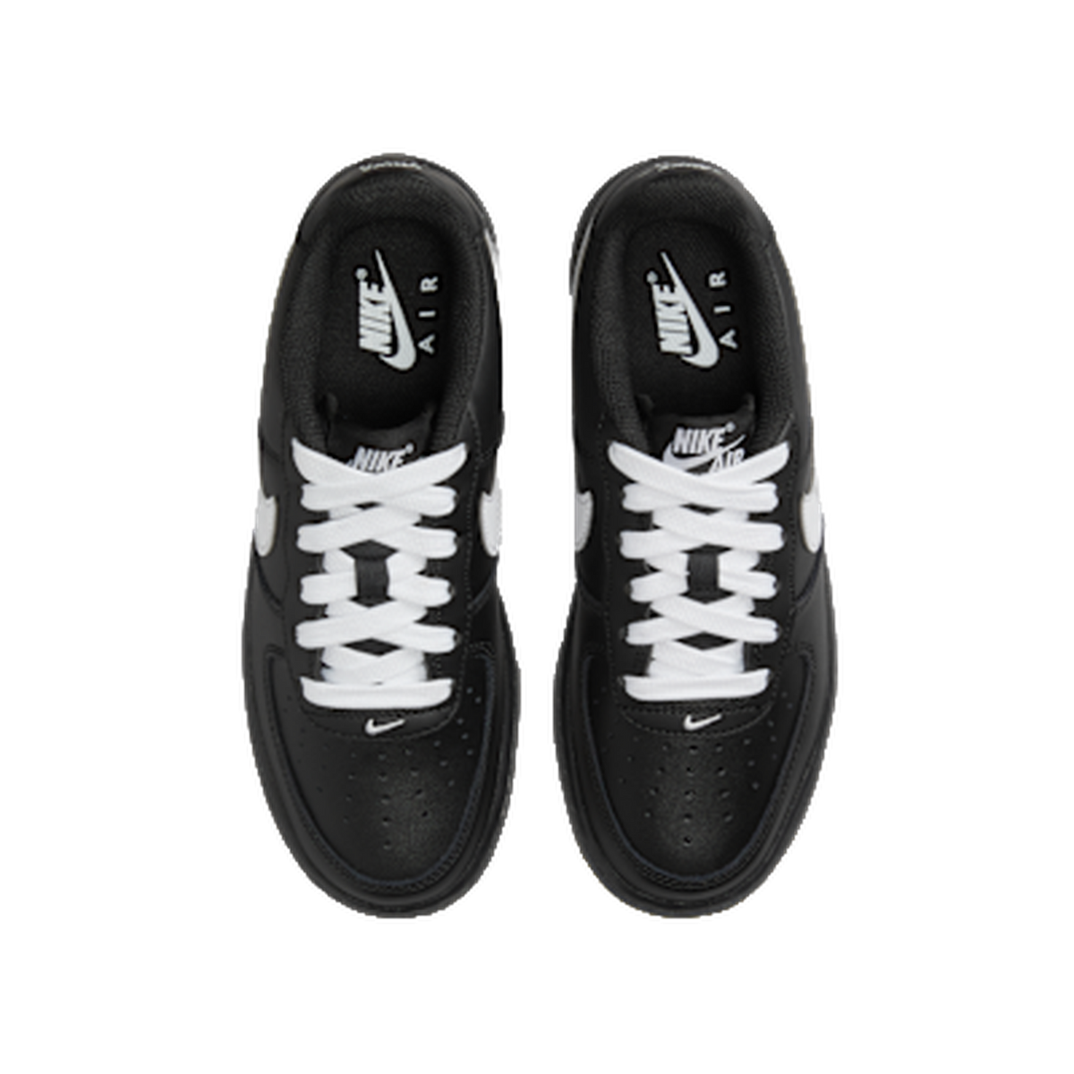 Nike Air Force 1 Low LV8 Black Gum Light Brown White (GS) — kolab