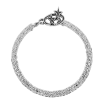 Two Jeys Icon Double Chain Bracelet Silver