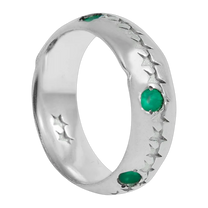 Icon Green Stone Ring